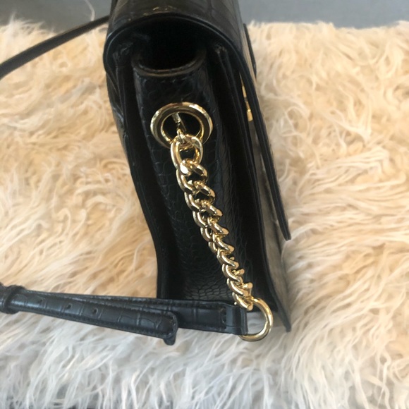 Calvin Klein Crossover Large Bkack Croco - Picture 4 of 8